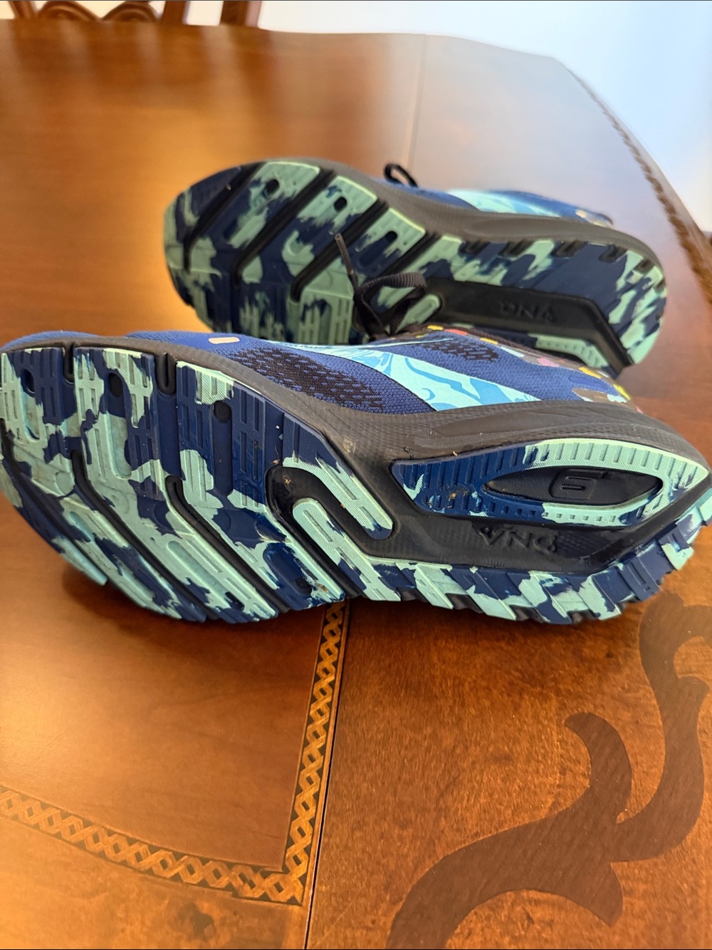 Brooks Navy and Turquoise women’s Running Shoes - Picture 5 of 5